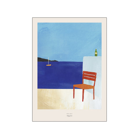 A red chair — Art print by Henry Rivers from Poster & Frame