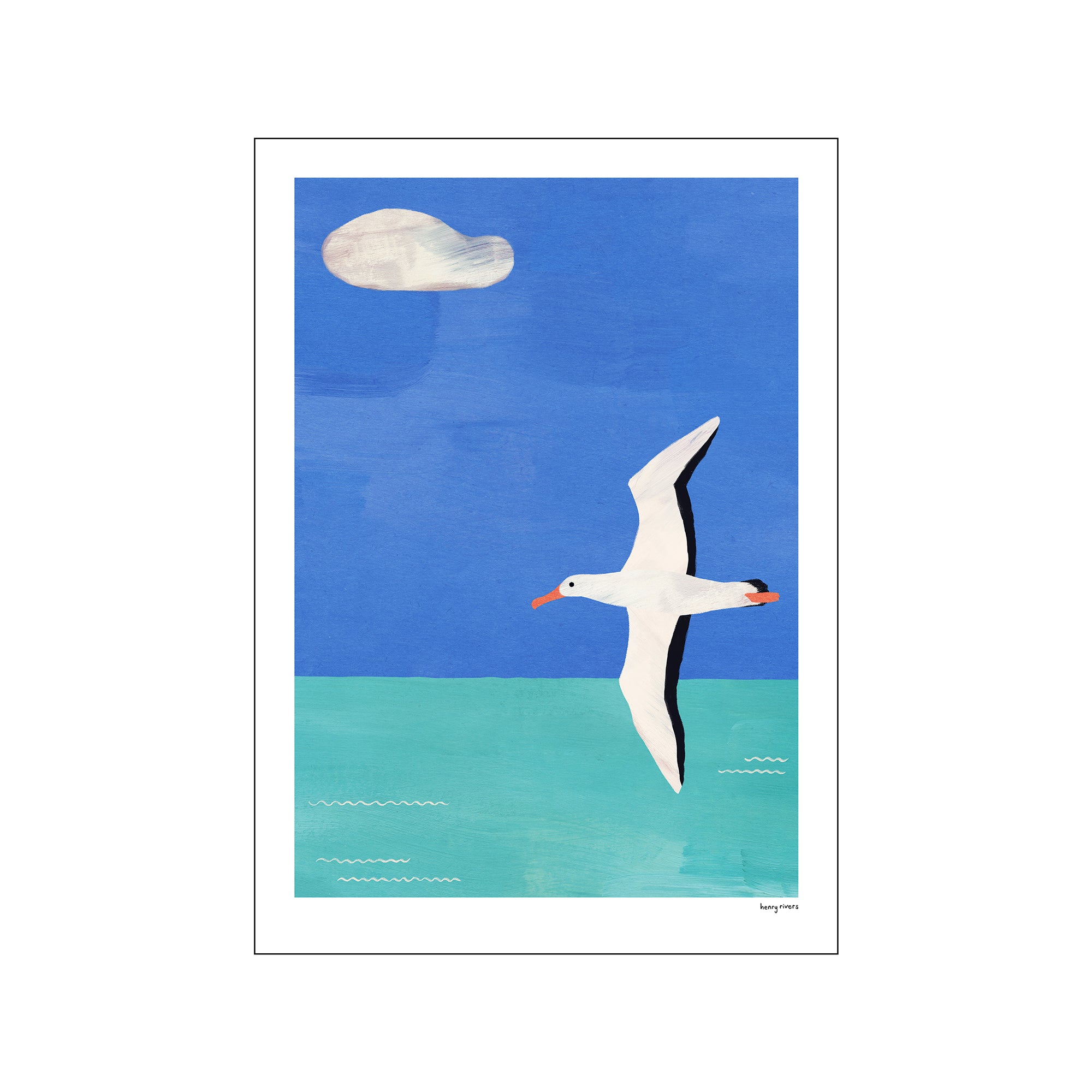 Albatross And The Cloud B2C Poster Frame Albatross and the cloud b2c poster frame