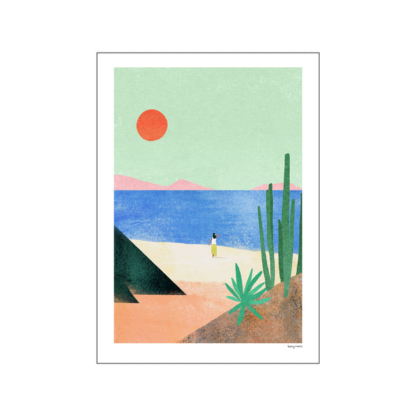 Beach girl — Art print by Henry Rivers from Poster & Frame