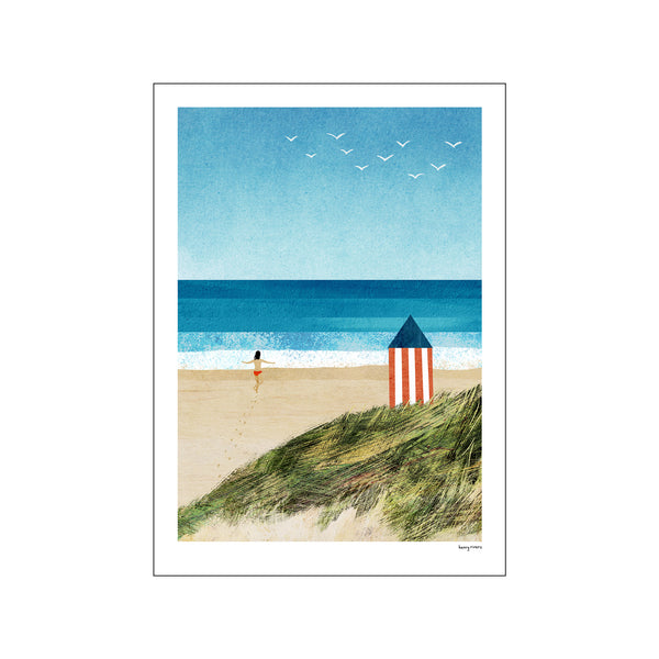 Beach hut — Art print by Henry Rivers from Poster & Frame