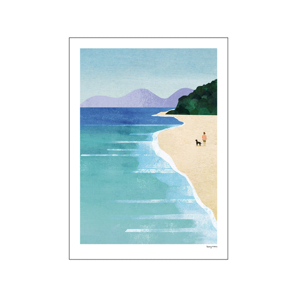 Beach walk — Art print by Henry Rivers from Poster & Frame