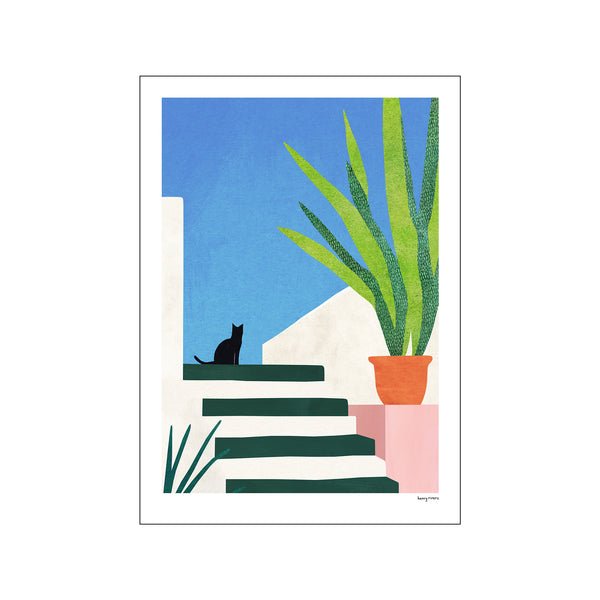 Black cat — Art print by Henry Rivers from Poster & Frame