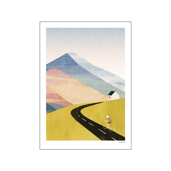 Cycling home — Art print by Henry Rivers from Poster & Frame