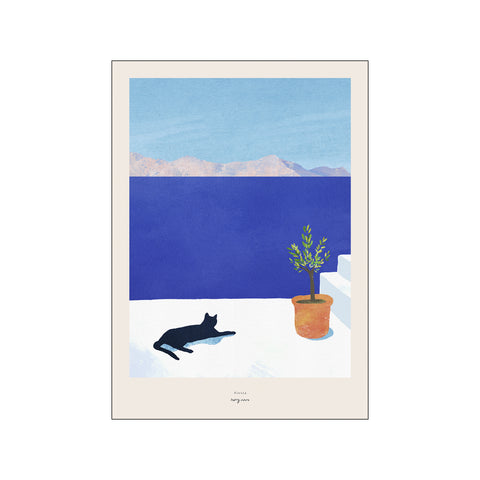 Siesta - Black Cat 2 — Art print by Henry Rivers from Poster & Frame