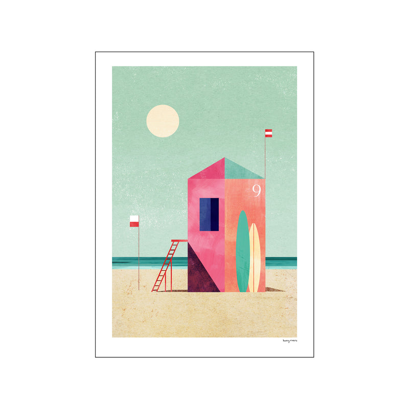 Surf hut — Art print by Henry Rivers from Poster & Frame