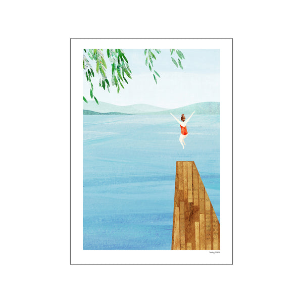 Wild swim — Art print by Henry Rivers from Poster & Frame