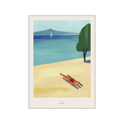 Woman at the lake — Art print by Henry Rivers from Poster & Frame