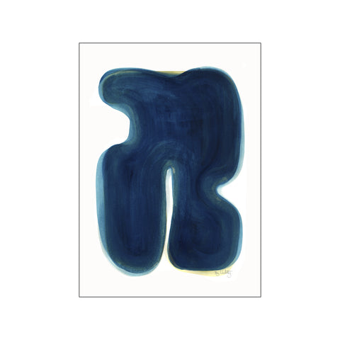 Blue W Yellow — Art print by HiPosterShop from Poster & Frame