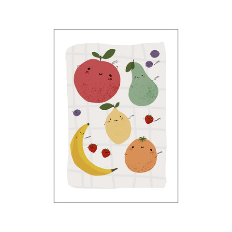 Happy Fruits — Art print by HiPosterShop from Poster & Frame