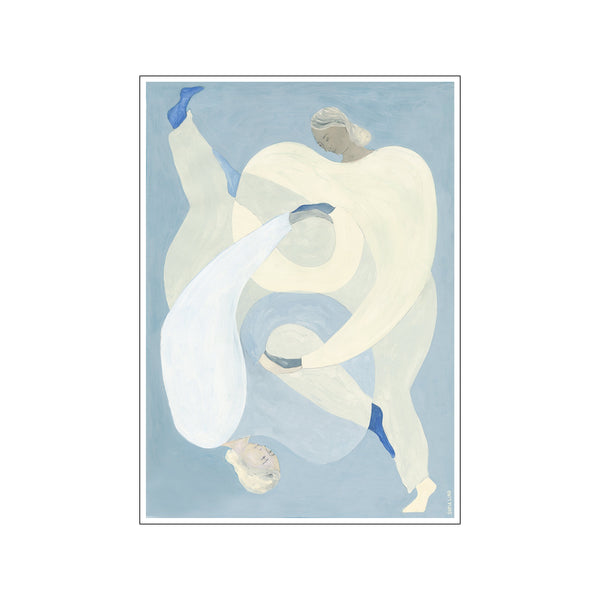 Hold You - Blue — Art print by The Poster Club x Sofia Lind from Poster & Frame