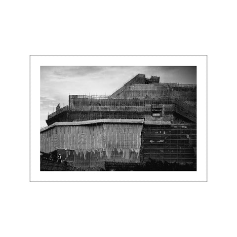 Hong Kong Contruction 1 - white border — Art print by ROEDSGAARD from Poster & Frame