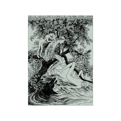 Horse In The Water - The Borthers Lionheart — Art print by Astrid Lindgren from Poster & Frame