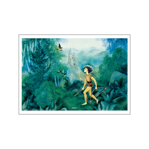 Hunting - Ronja The Robbers Daughter — Art print by Astrid Lindgren from Poster & Frame