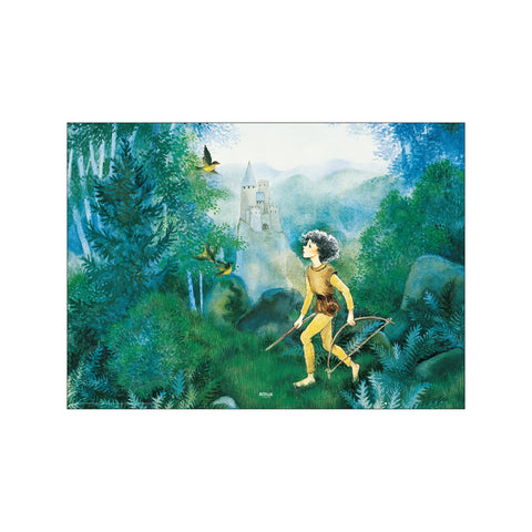 Hunting - Ronja The Robbers Daughter — Art print by Astrid Lindgren from Poster & Frame