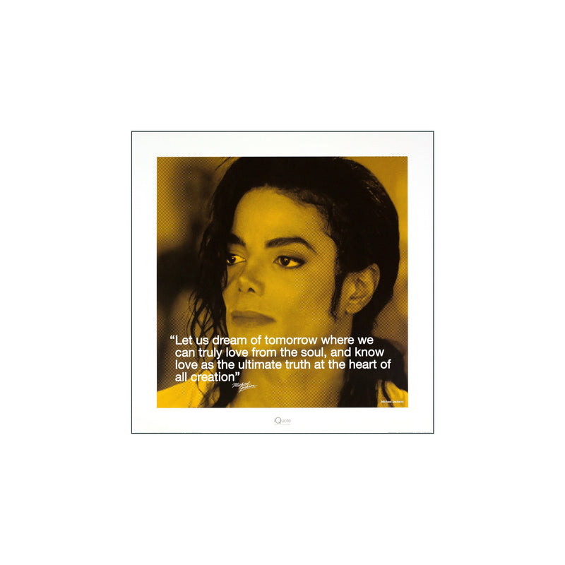 Michael Jackson — Art print by I quote from Poster & Frame