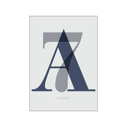 ILWT - A7 #blue — Art print by PLTY from Poster & Frame