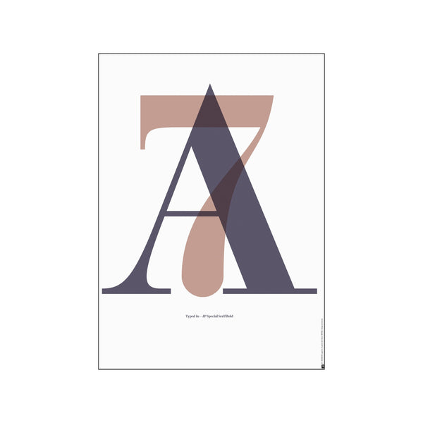 ILWT - A7 #terracotta — Art print by PLTY from Poster & Frame