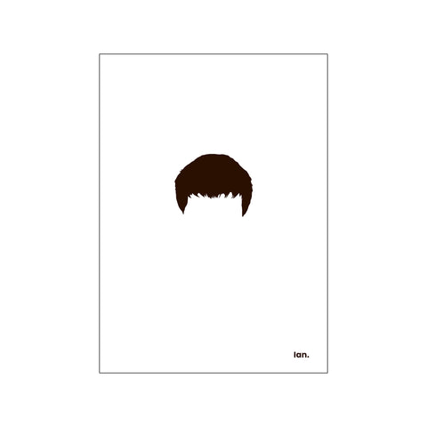Ian - White — Art print by Mugstars CO from Poster & Frame