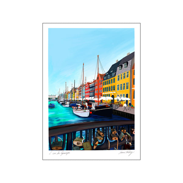 I love You Copenhagen — Art print by Emma Forsberg from Poster & Frame