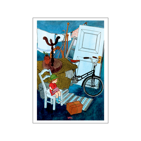 The Attic - Lotta on Troublemaker Street — Art print by Astrid Lindgren from Poster & Frame