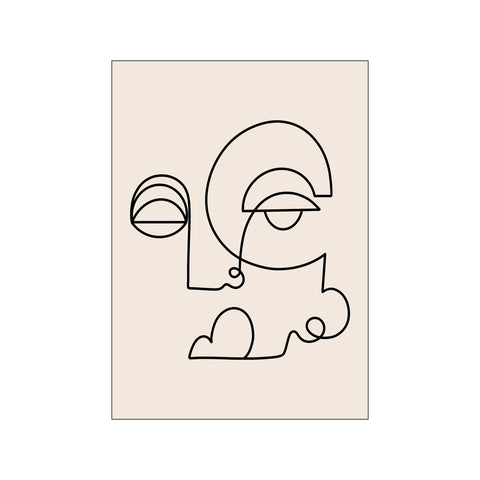 Inner battle — Art print by Shatha Al Dafai from Poster & Frame