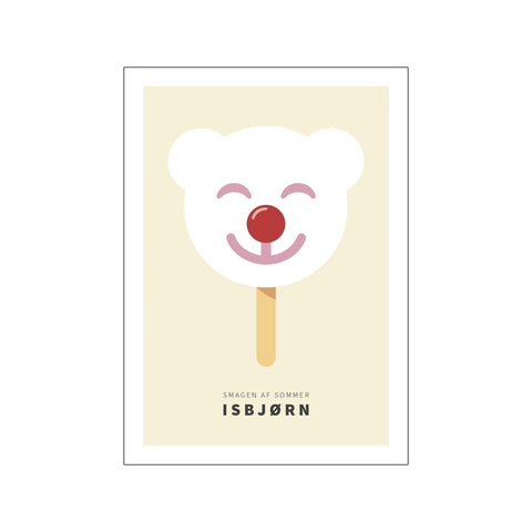 Isbjørn is — Art print by Stay Cute from Poster & Frame