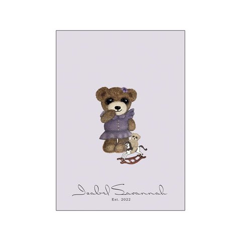 Teddy no. 6 - Nora — Art print by Isabel Savannah - Kids from Poster & Frame