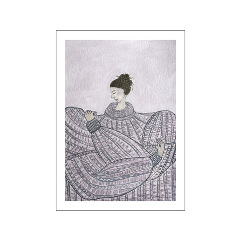 Proud of my knitted sweater — Art print by Isabel Savannah from Poster & Frame