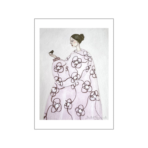 The pink lady — Art print by Isabel Savannah from Poster & Frame