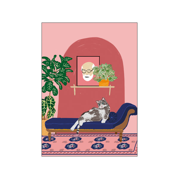 Catherapy — Art print by Isabela Leão from Poster & Frame