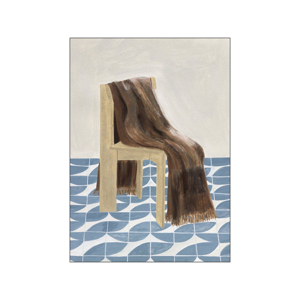Chair with Blanket — Art print by The Poster Club x Isabelle Vandeplassche from Poster & Frame