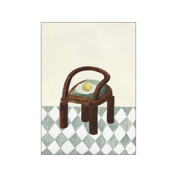 Chair with Fruit — Art print by The Poster Club x Isabelle Vandeplassche from Poster & Frame