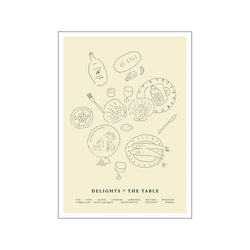 Delights at the Table — Art print by TPC x Isabelle Vandeplassche from Poster & Frame