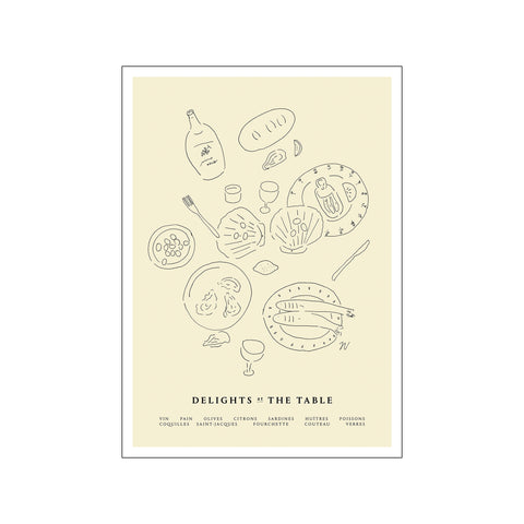 Delights at the Table — Art print by TPC x Isabelle Vandeplassche from Poster & Frame