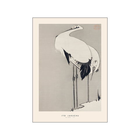 Ito Jakuchu - Two cranes