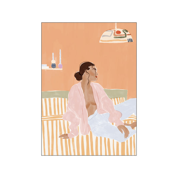 Just Let Me Chill — Art print by Ivy Green Illustrations from Poster & Frame