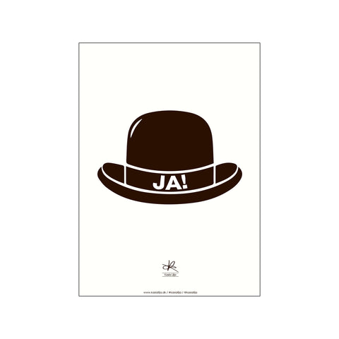 Jahatten - Black & White — Art print by Kasia Lilja from Poster & Frame