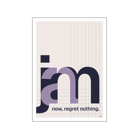 Jam now, regret nothing — Art print by Pincely from Poster & Frame