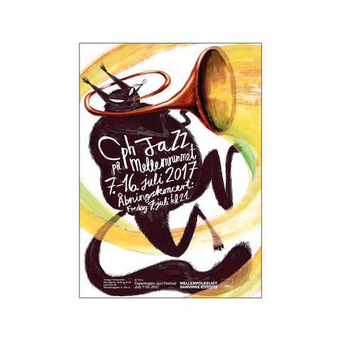 Jazz på Mellemrummet 2017 — Art print by Mia Mottelson from Poster & Frame