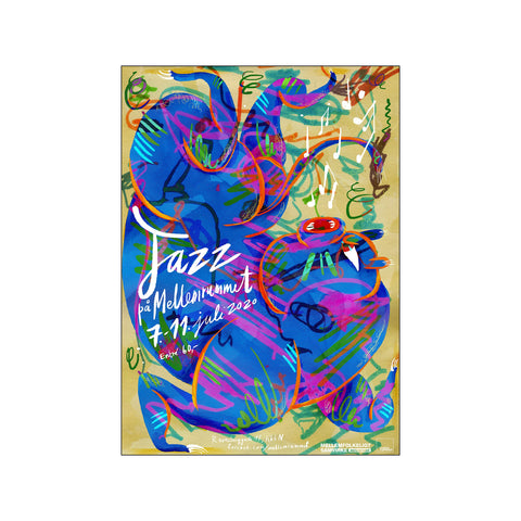 Jazz på Mellemrummet 2020 — Art print by Mia Mottelson from Poster & Frame