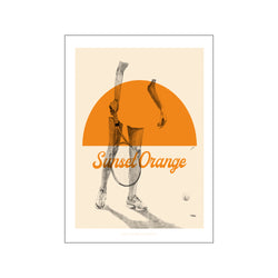 Sunset Orange — Art print by Jenny Liz Rome from Poster & Frame