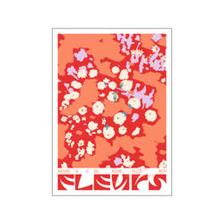 Jarden De Fleurs - Red — Art print by Johan Elmehag from Poster & Frame