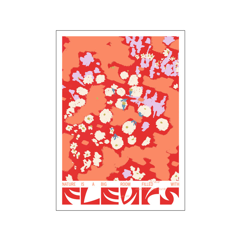 Jarden De Fleurs - Red — Art print by Johan Elmehag from Poster & Frame