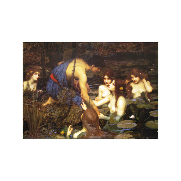 Hylas and the Nymphs — Art print by John William Waterhouse from Poster & Frame