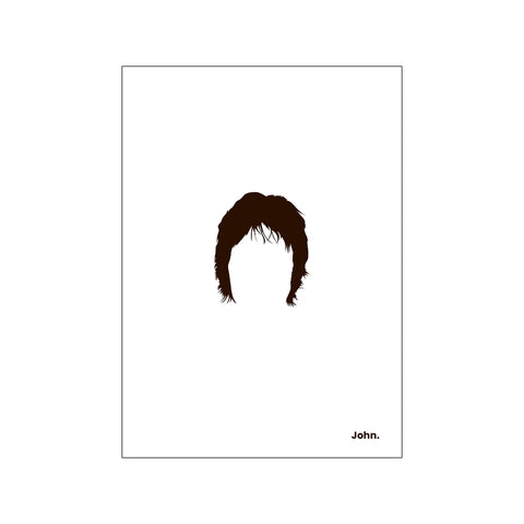 John - White — Art print by Mugstars CO from Poster & Frame