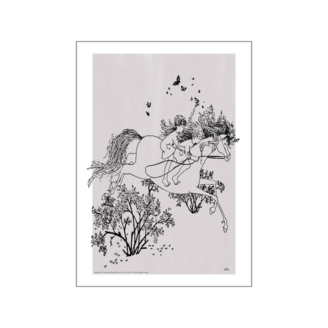 Jumping - Mio my Son — Art print by Astrid Lindgren from Poster & Frame