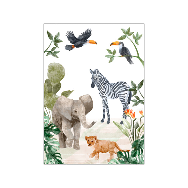 Jungle Babies — Art print by Goed Blauw from Poster & Frame