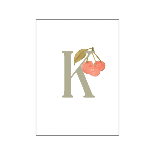 K-Kirsebær — Art print by Tiny Goods from Poster & Frame