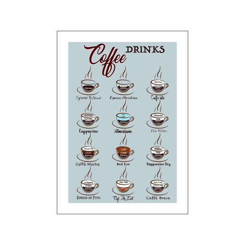 Kaffe poster — Art print by Wonderhagen from Poster & Frame