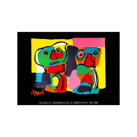 Galerie 33 Copenhagen 1986 — Art print by Karel Appel from Poster & Frame